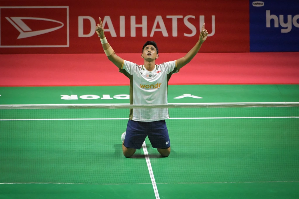 Pebulu tangkis muda Alwi Farhan Alhasny juara Indonesia Masters 2026