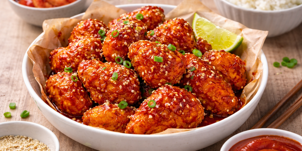 Resep Ayam Goreng Korea Crispy dengan Saus Gochujang