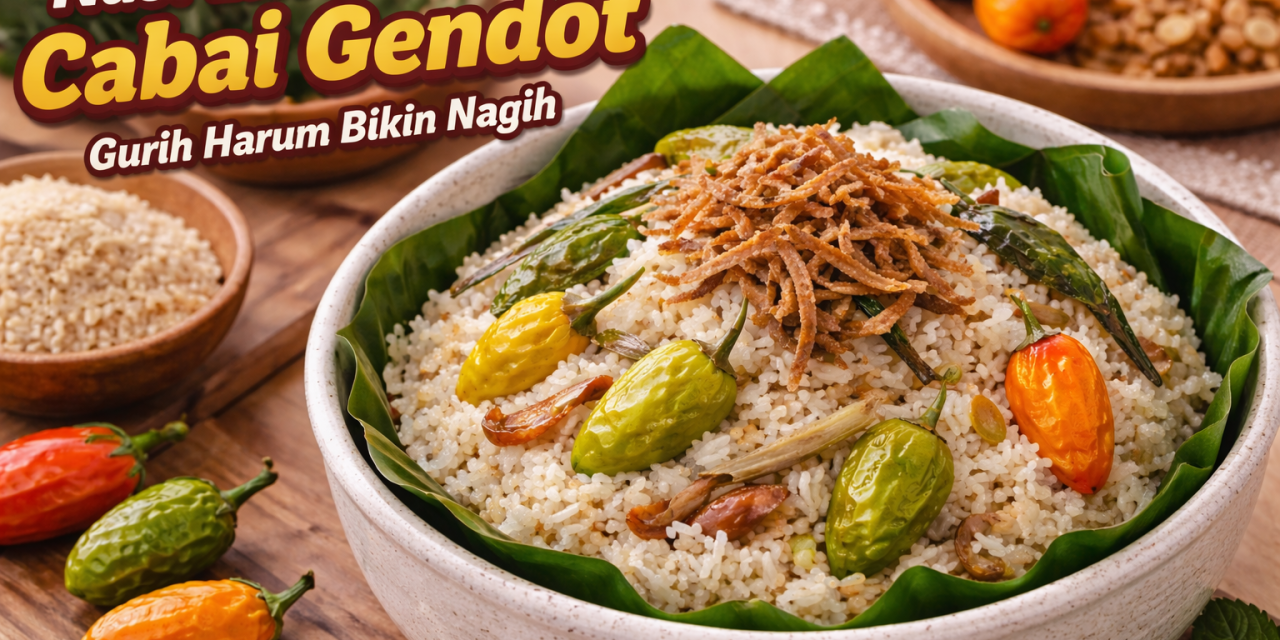 Nasi Liwet Pedas Cabai Gendot, Menu Praktis dengan Aroma Khas
