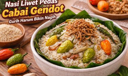 Nasi Liwet Pedas Cabai Gendot, Menu Praktis dengan Aroma Khas