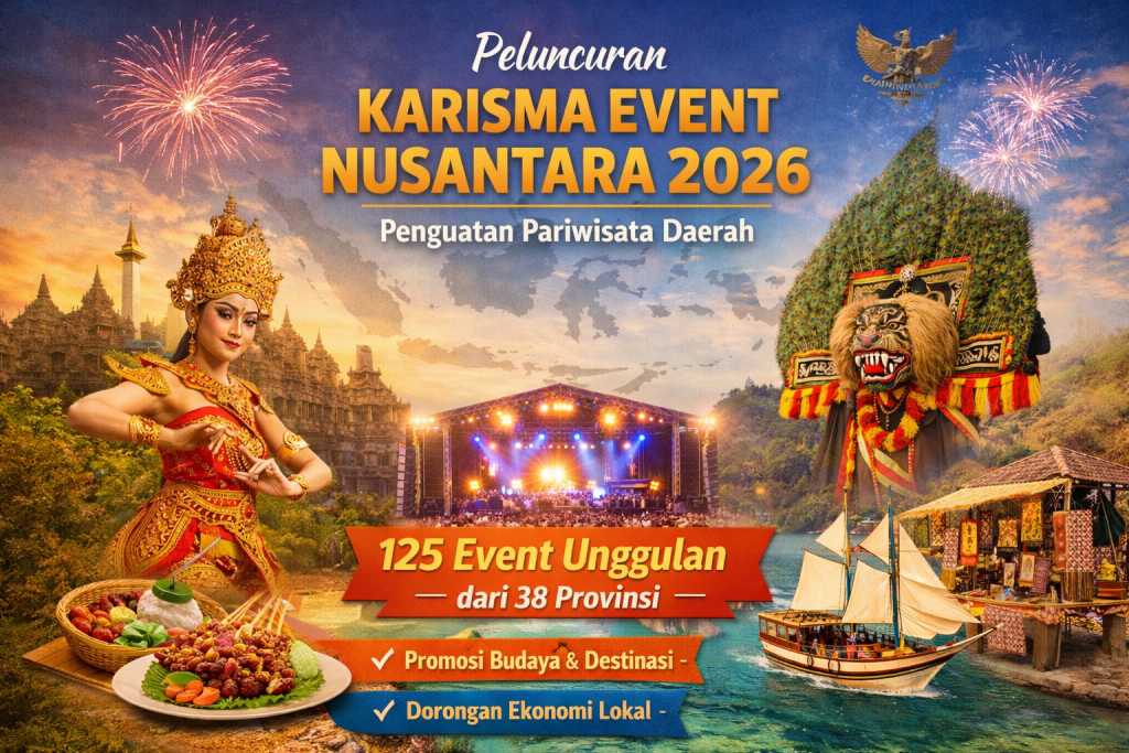 Karisma Event Nusantara 2026 Hadirkan 125 Event Unggulan dari 38 Provinsi