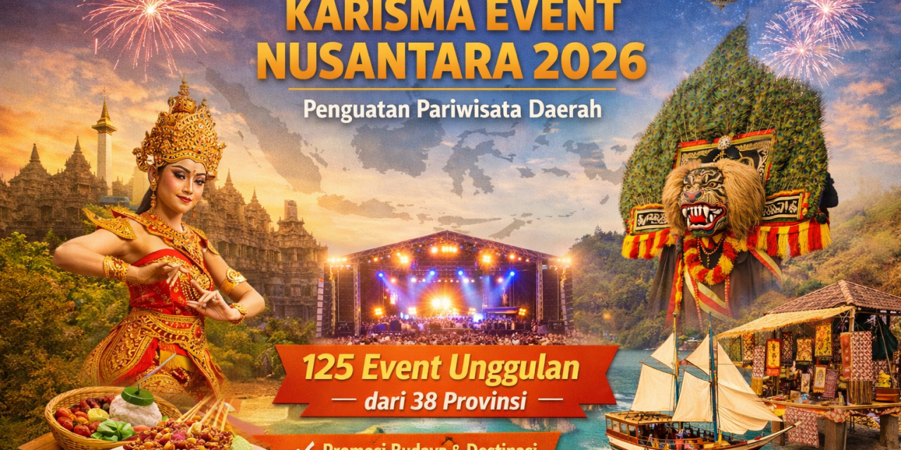 Karisma Event Nusantara 2026 Hadirkan 125 Event Pariwisata