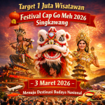 Festival Cap Go Meh 2026 di Singkawang Bidik 1 Juta Pengunjung