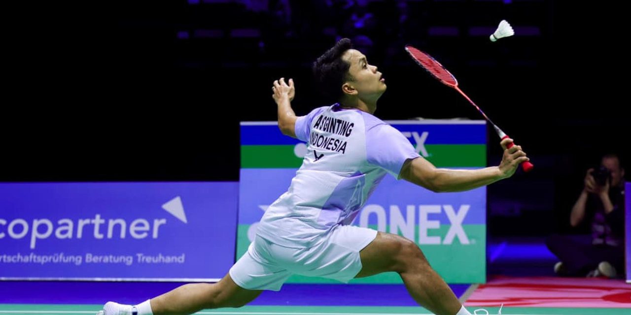 Anthony Ginting Lolos ke Semifinal Swiss Open 2026