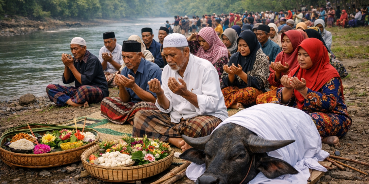 Rebo Bontong Lombok: Tradisi Sakral Suku Sasak Tolak Bala