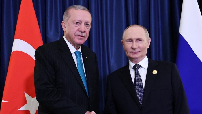 Putin dan Erdogan Desak Gencatan Senjata di Timur Tengah
