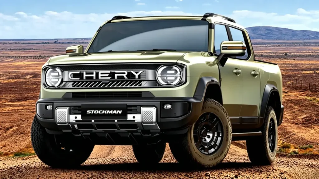Chery Stockman pikap plug-in hybrid bermesin diesel 2,5 liter twin-turbo