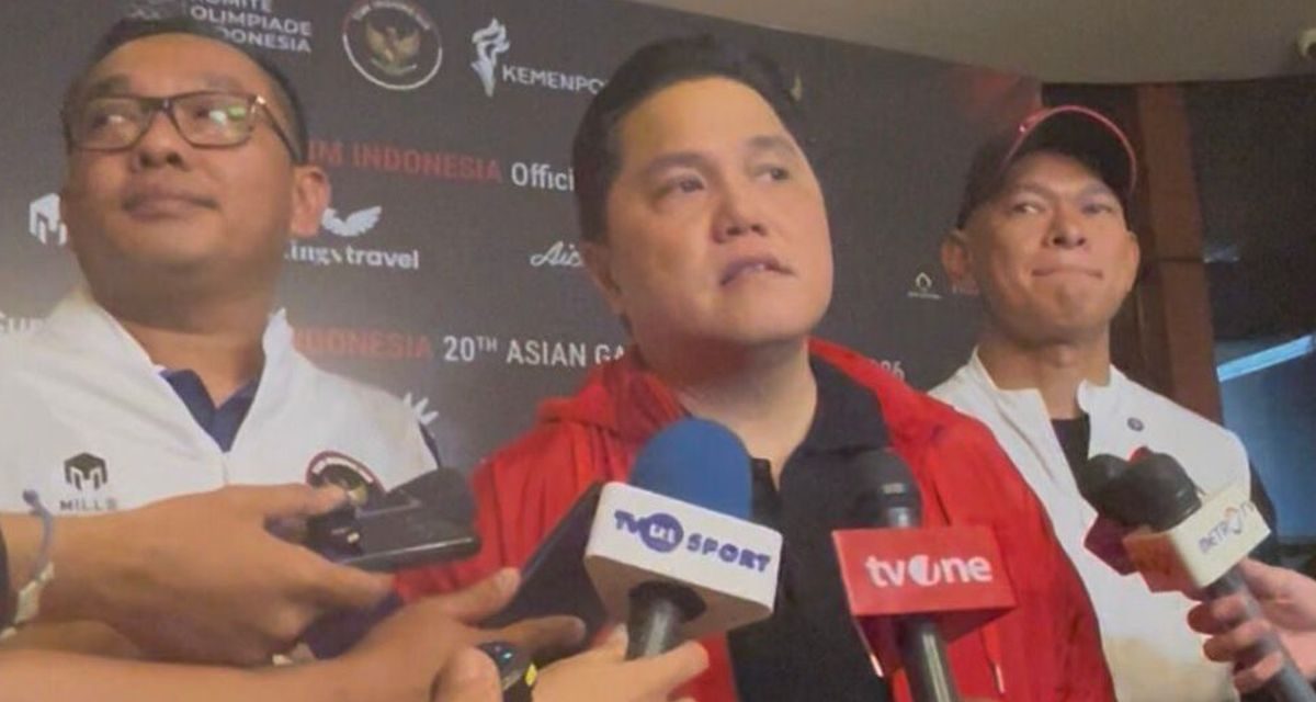 Indonesia Targetkan 4 Emas di Asian Games 2026, Erick Thohir Soroti Kesiapan Atlet